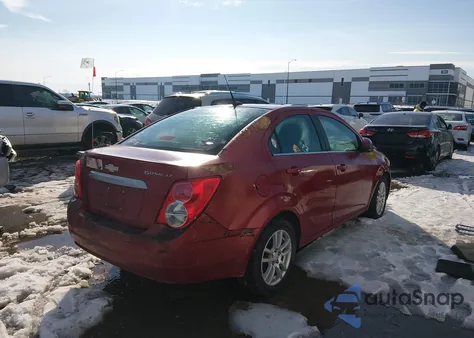 2012 Chevrolet Sonic 2Lt z USA, uszkodzony, nr VIN 1G1JC5SH3C4161377